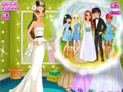 Trying on Wedding Dress