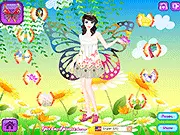 Butterfly Girl Dress Up Flash