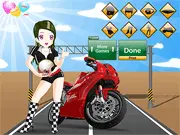 Girl Rider Dressup