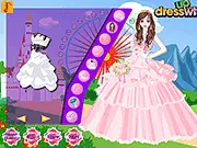 Wedding at an Amusement Park