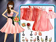 Coral Bridesmaid