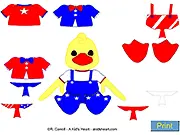 Patriotic Duck Dressup