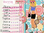Bonnie Paper Doll