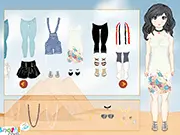 Sarah in Egypt Dressup