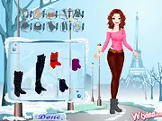 Winter in Paris Dressup
