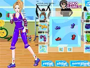 Training girl