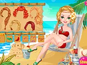 Fun At The Beach With Summer