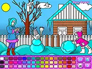 Winter Walk Coloring