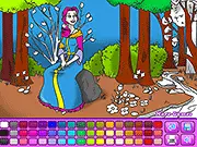 Forest Princess Coloring