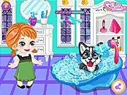 Frozen Anna Puppy Caring Game