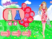 Flowery Spring Girl
