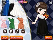 Amazing Violin Girl Dressup