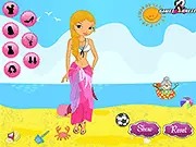 Bikini Girl Dress Up Flash