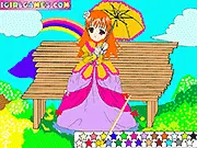 Cute Princess Coloring
