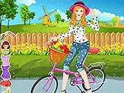 Bicycle Girl Dressup