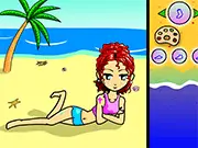 Beach Girl Anime Dressup
