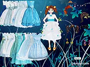 Blue Angel Flower Girl Dresses