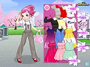 Suspenders Girl Dress Up Game