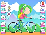 Cycling Girl Dressup