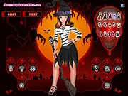 Stunning Halloween Girl Dressup