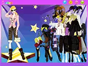Stars and Fashion Dressup