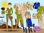 Chic Army Girl Dress Up
