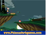 Phineas and Ferb Kick Perry