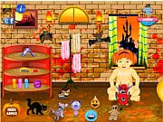 Halloween Baby Bathing