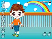 Rainbow Girl Dressup Flash