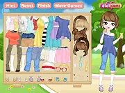 Bubble Girl Dressup