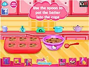 Hello Kitty's Choc-Chip Jelly Muffins