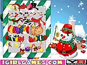 Cute Snowman Dress Up